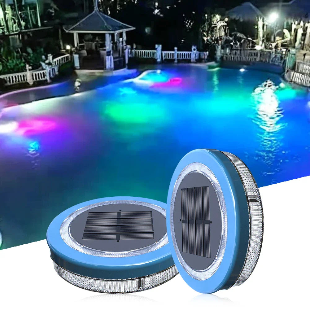 Solar Pool Lamp – Floating & Waterproof with Color LED
