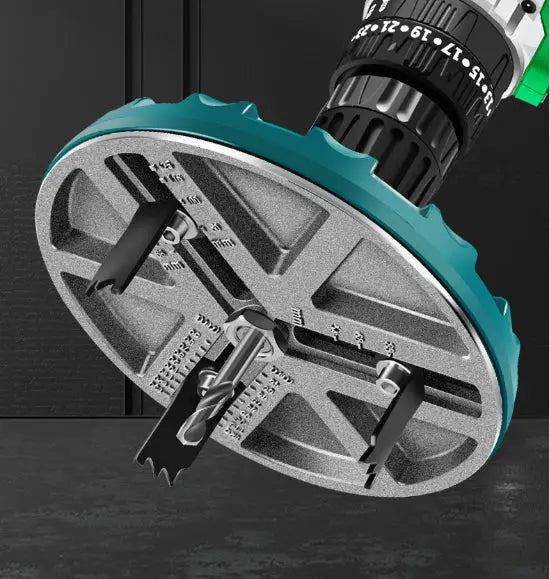 PowerPivot™ Adjustable Drill Punch — Slice Through Projects Faster with Perfect, Burr-Free Holes Every Time