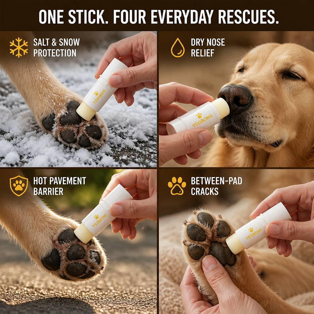PawGuard™ — Repair Cracked Paws & Tender Noses With a Single No-Mess Swipe