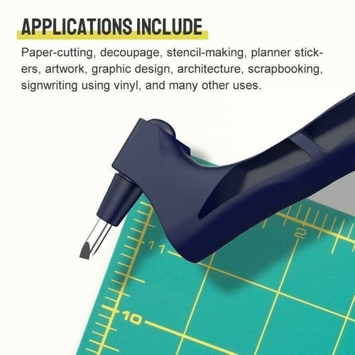 Craft Knife with 360° Rotating Blade – Stainless Steel Design
