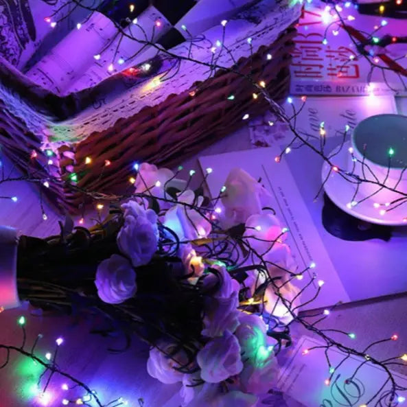 LED Holiday Tree String Lights – Vibrant & Stable Christmas Decor Illumination