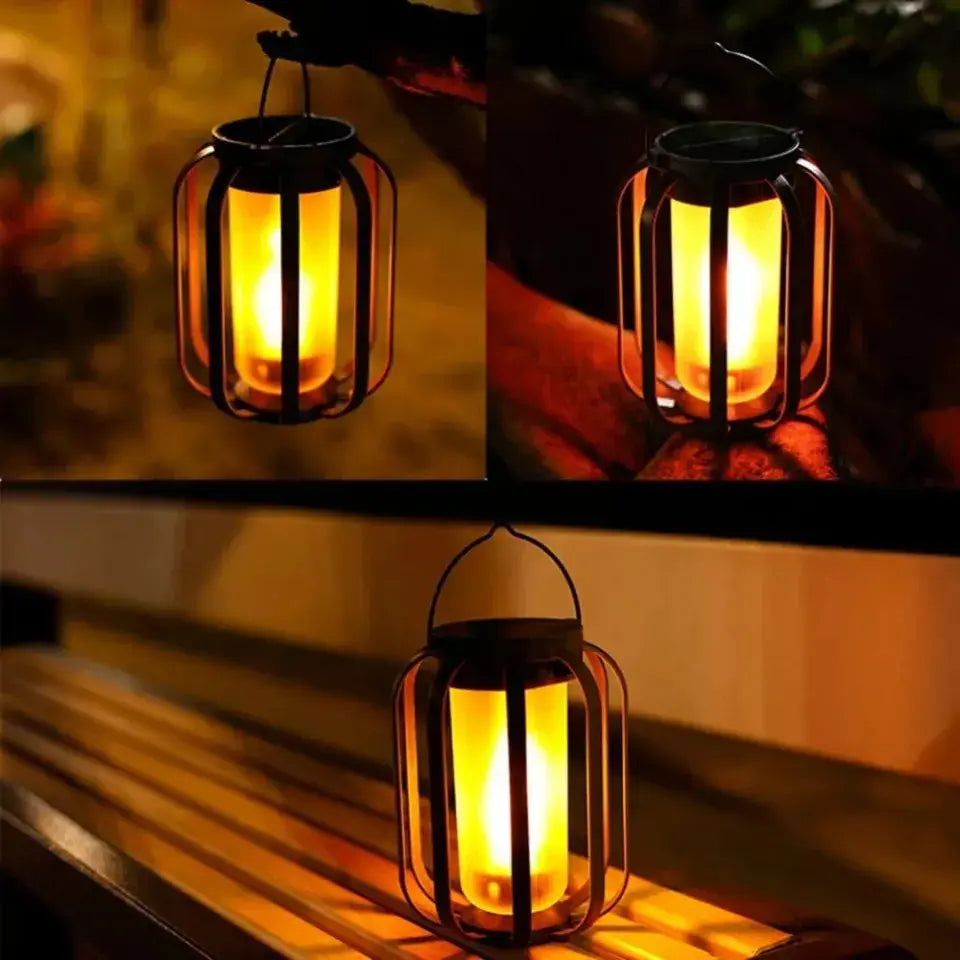 Solar-Powered Lantern with 4 Settings – Ideal for Camping & Garden Gatherings