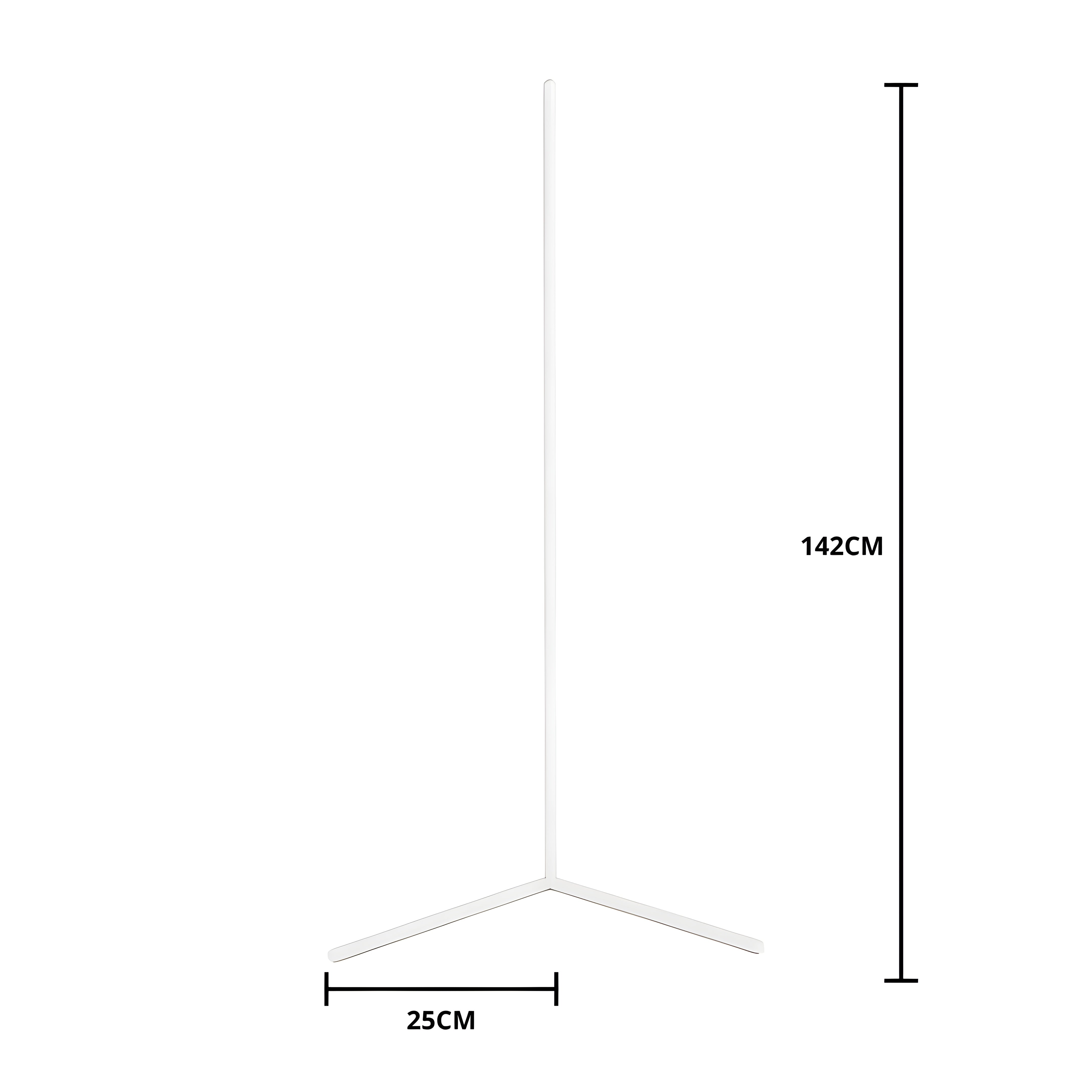 LED Adjustable Corner Floor Lamp with Remote Control