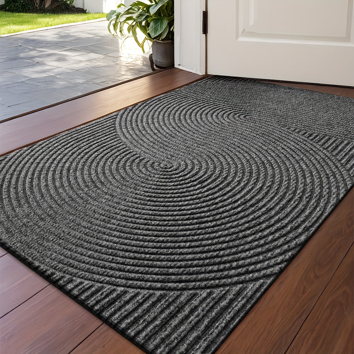 Stylish Non-Slip Geometric Entryway Mat for Your Home