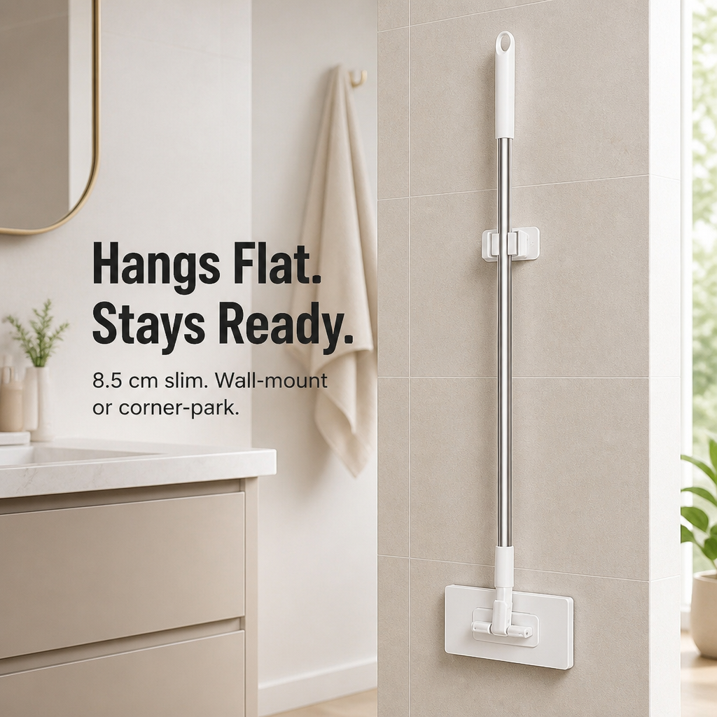SwiftSweepPro™ — Clip to Any Fabric, Sweep Every Surface, Forget the Refill Lane Forever