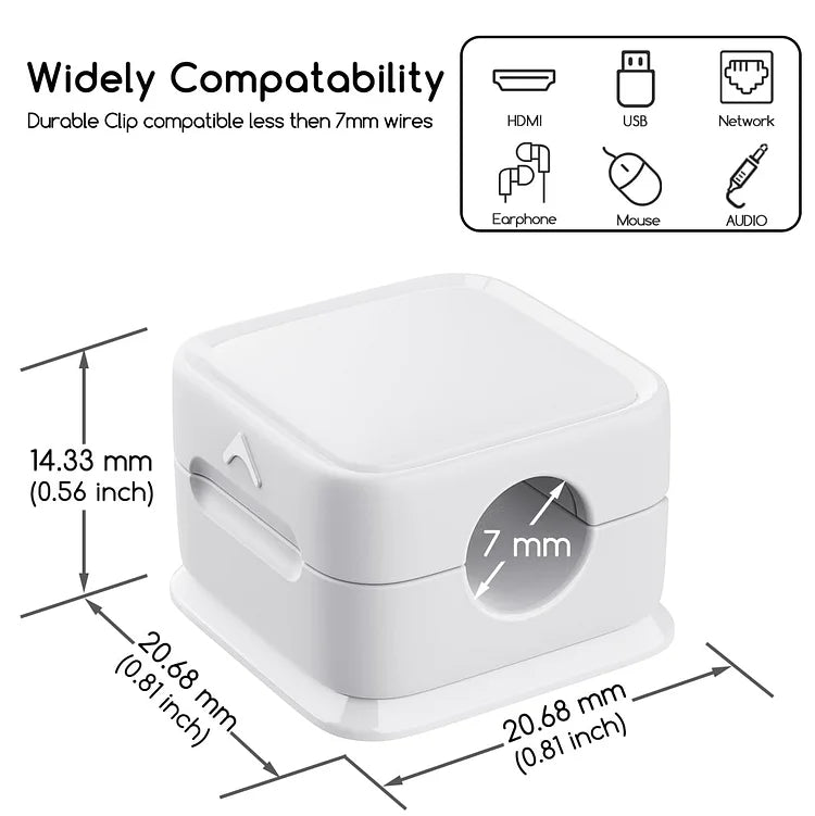 NexaSnap™ Magnetic Cable Keeper — Snap Your Cables Into Effortless, Clutter-Free Control