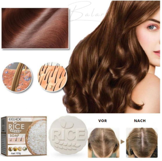 SilkRoot™ Rice Water Shampoo Bar — Revive Your Hair’s Full, Lush Glory with Every Wash