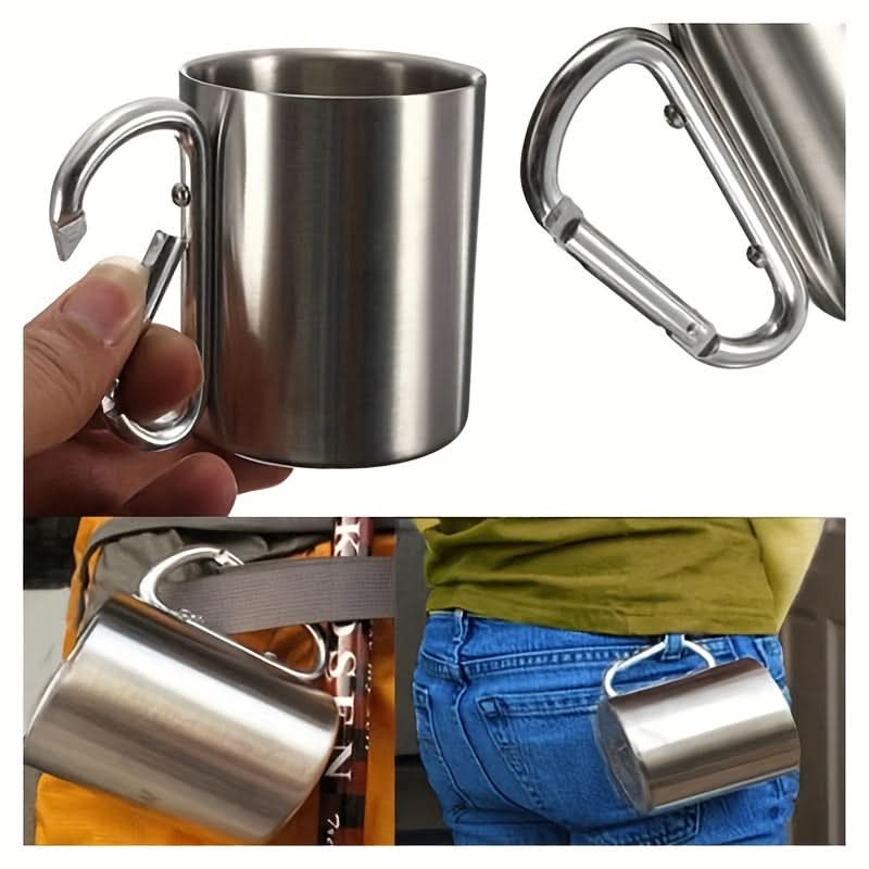 Stainless Steel Camping Mug – Portable and Lightweight