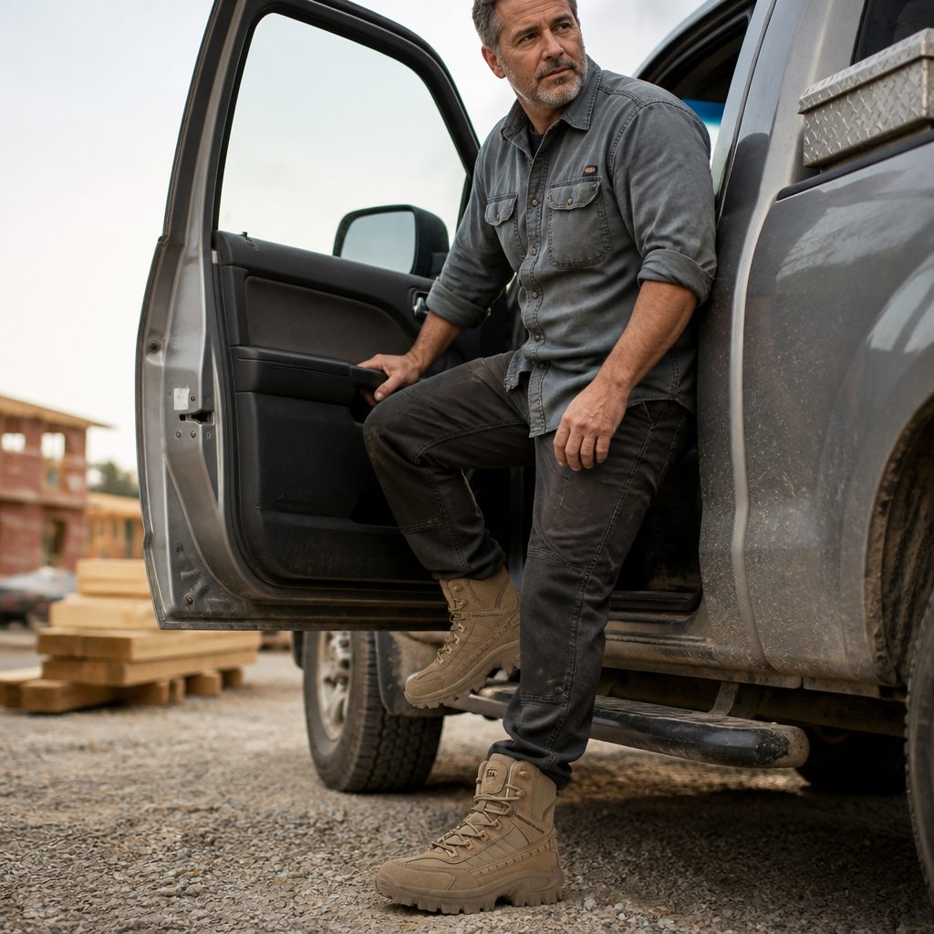 VortexTrail™ – Tactical Side-Zip Boots Featuring Anti-Slip Durable Sole