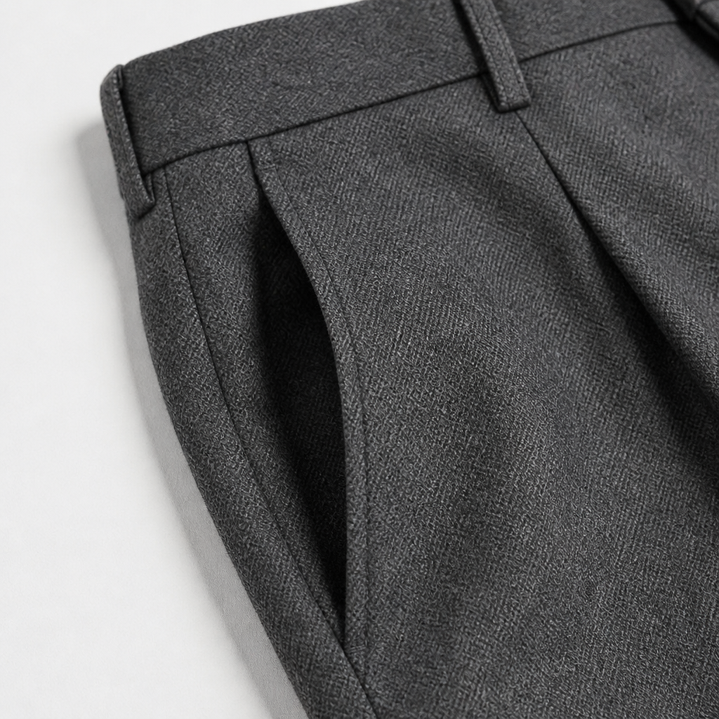 Roven™ – Custom Wide-Leg Men’s Pants Featuring Deep Angled Pockets