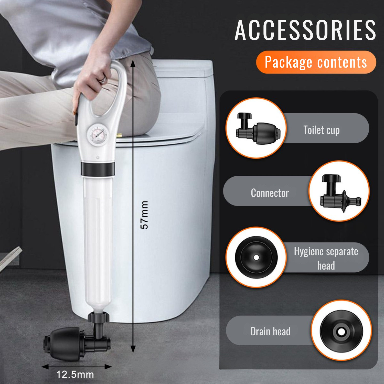 ForceFlow™ — Take Control and Blast Away Clogs Instantly for Stress-Free Drains
