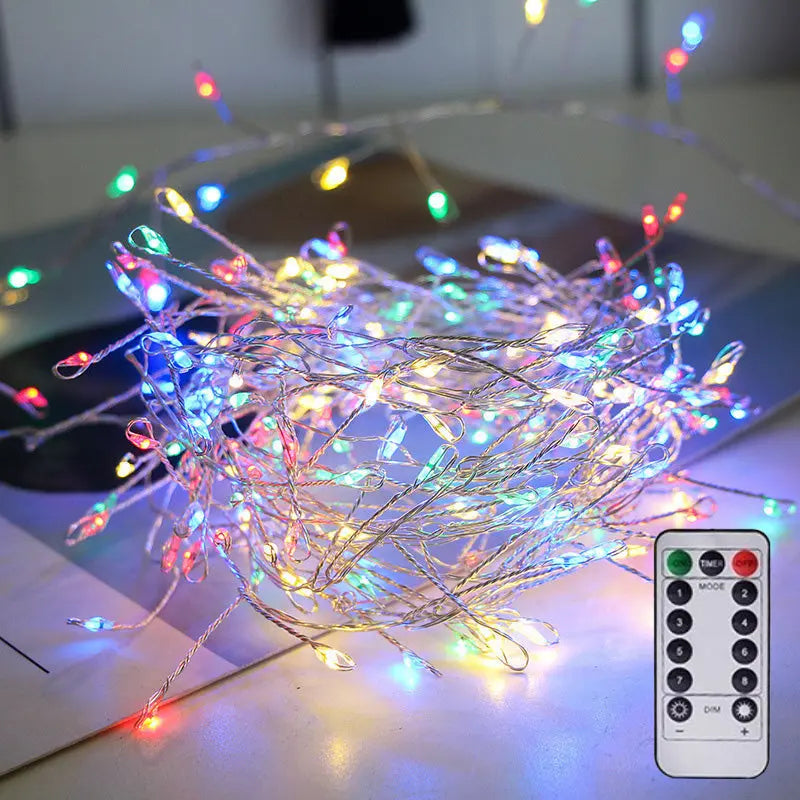 LED Holiday Tree String Lights – Vibrant & Stable Christmas Decor Illumination