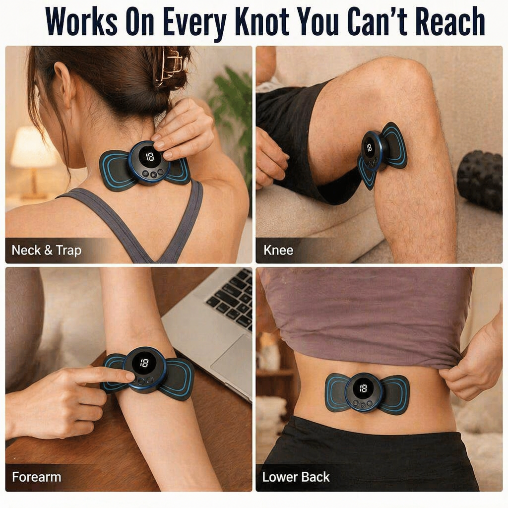 FlexiPulse™ Portable Massager — Dissolve Muscle Stress Anytime for Instant Calm & Vitality