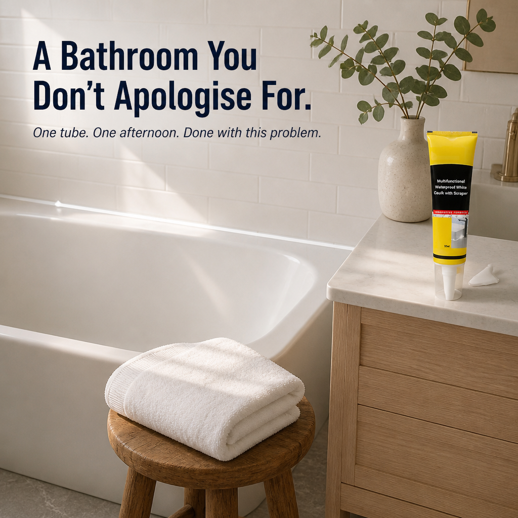 AquaShield™ — Reseal Kitchen and Bathroom Edges Without Using a Caulk Gun