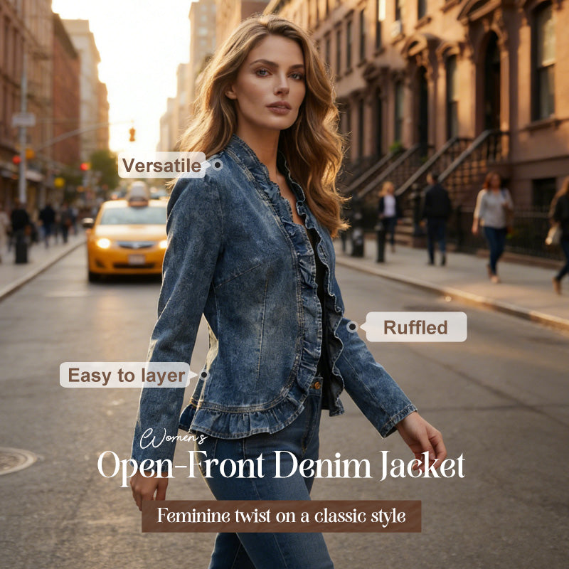 Denim Freedom Jacket™ — Effortless Style That Frees Your Body and Boosts Your Confidence