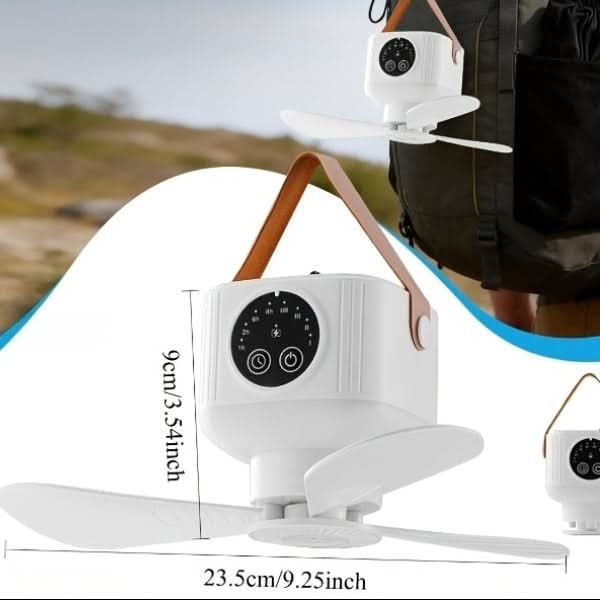 Portable Camping Lantern Fan for Indoor and Outdoor Activities