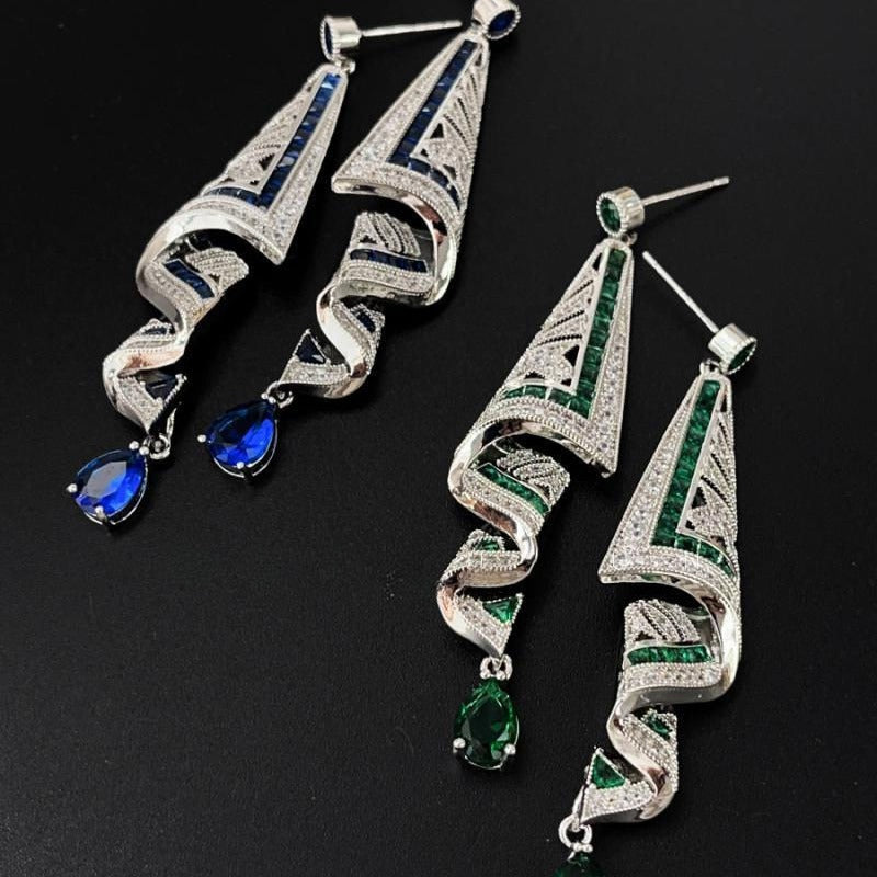SereniSapphire™ Earrings — Ignite Unstoppable Confidence with Feather-Light, Hypoallergenic Elegance