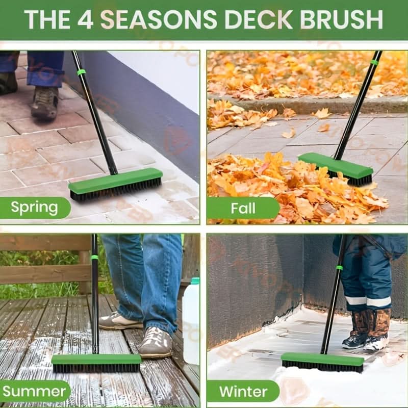 Telescopic 3-in-1 Wire Weeding Brush for Garden and Patio Cleanup