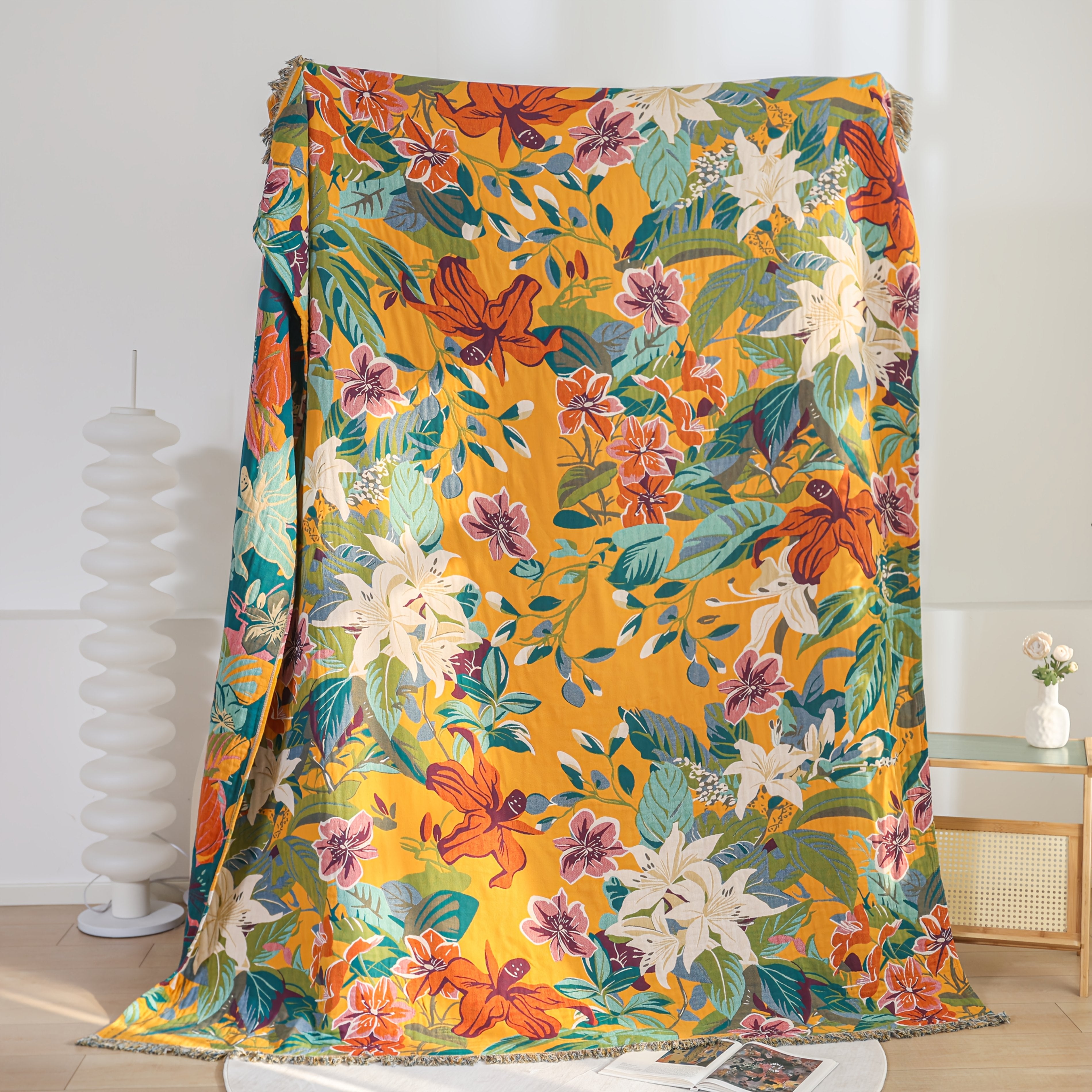 SerenityWeave – Lightweight Cotton Blanket for Refreshing Sleep