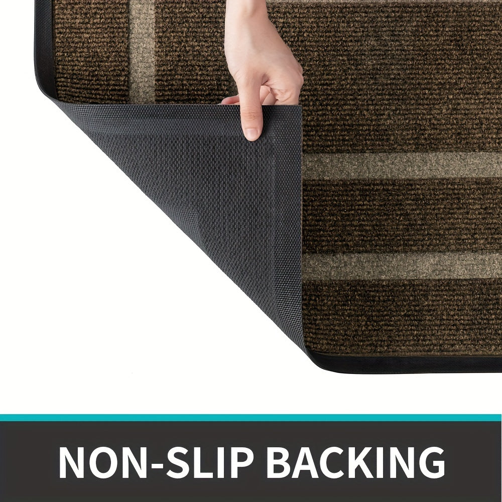 Stylish and Sturdy Welcome Mat for Holiday Entrances