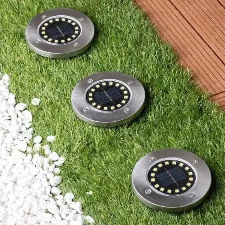3-Pack Solar Garden Lights – Chic Outdoor Lighting, No Wires Needed