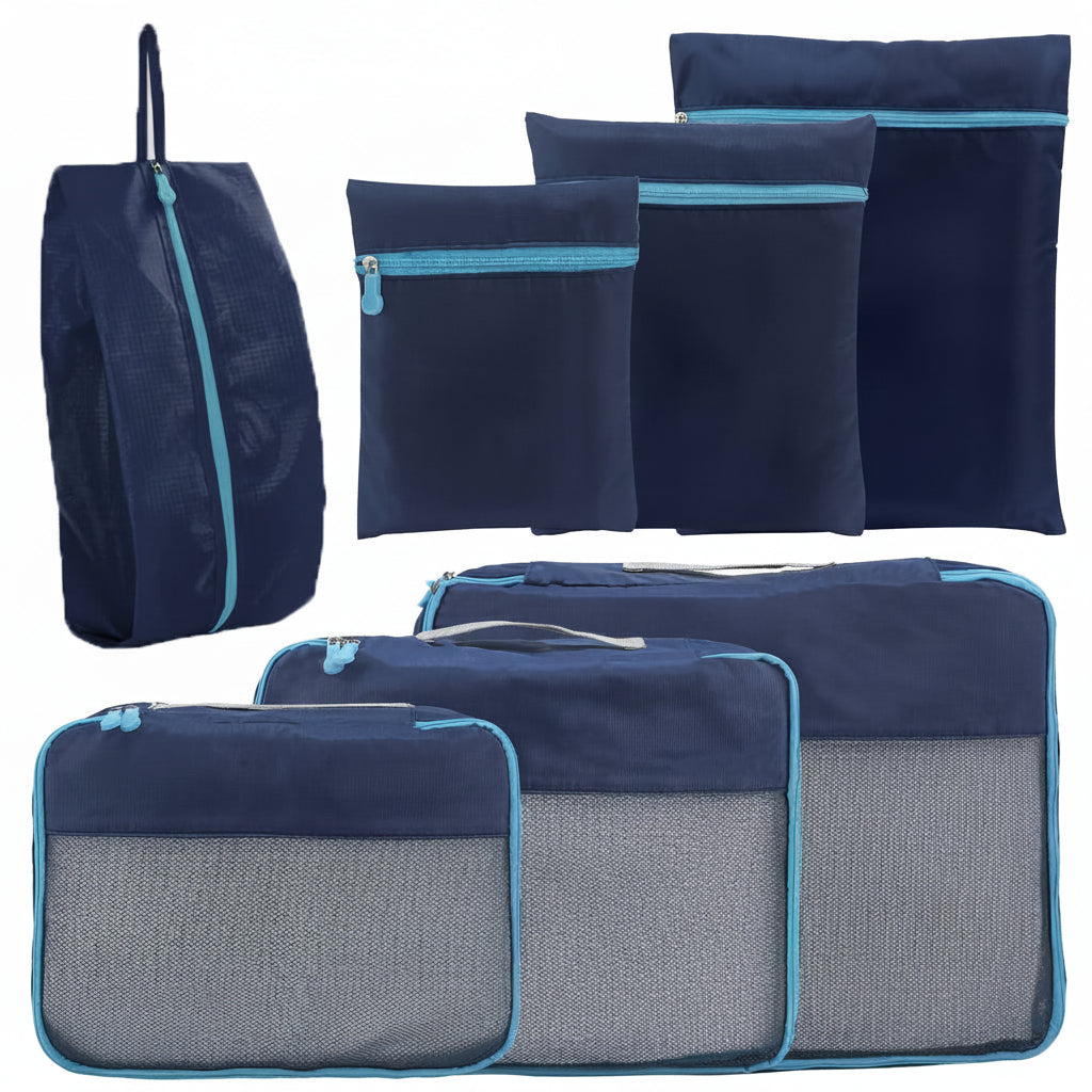 TravelMate - 7-Piece Lightweight Luggage Organizer Set