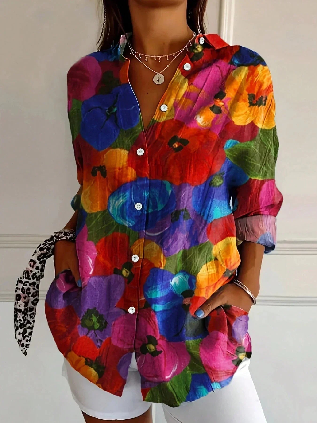 LumaLuxe™ Blouse — Wear Bright Confidence That Lasts All Day