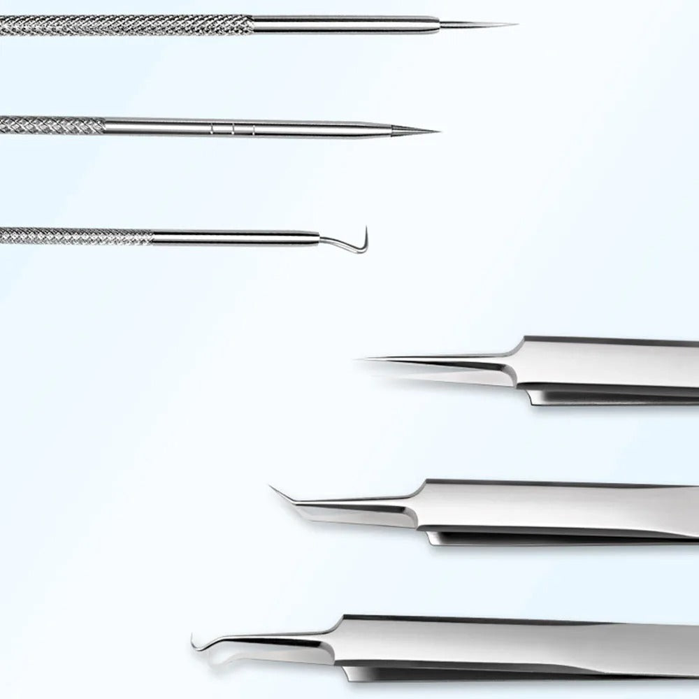 Dermaluxe™ Precision Extraction Set — Take Control with Painless, Pro-Level Clear Skin Anytime, Anywhere
