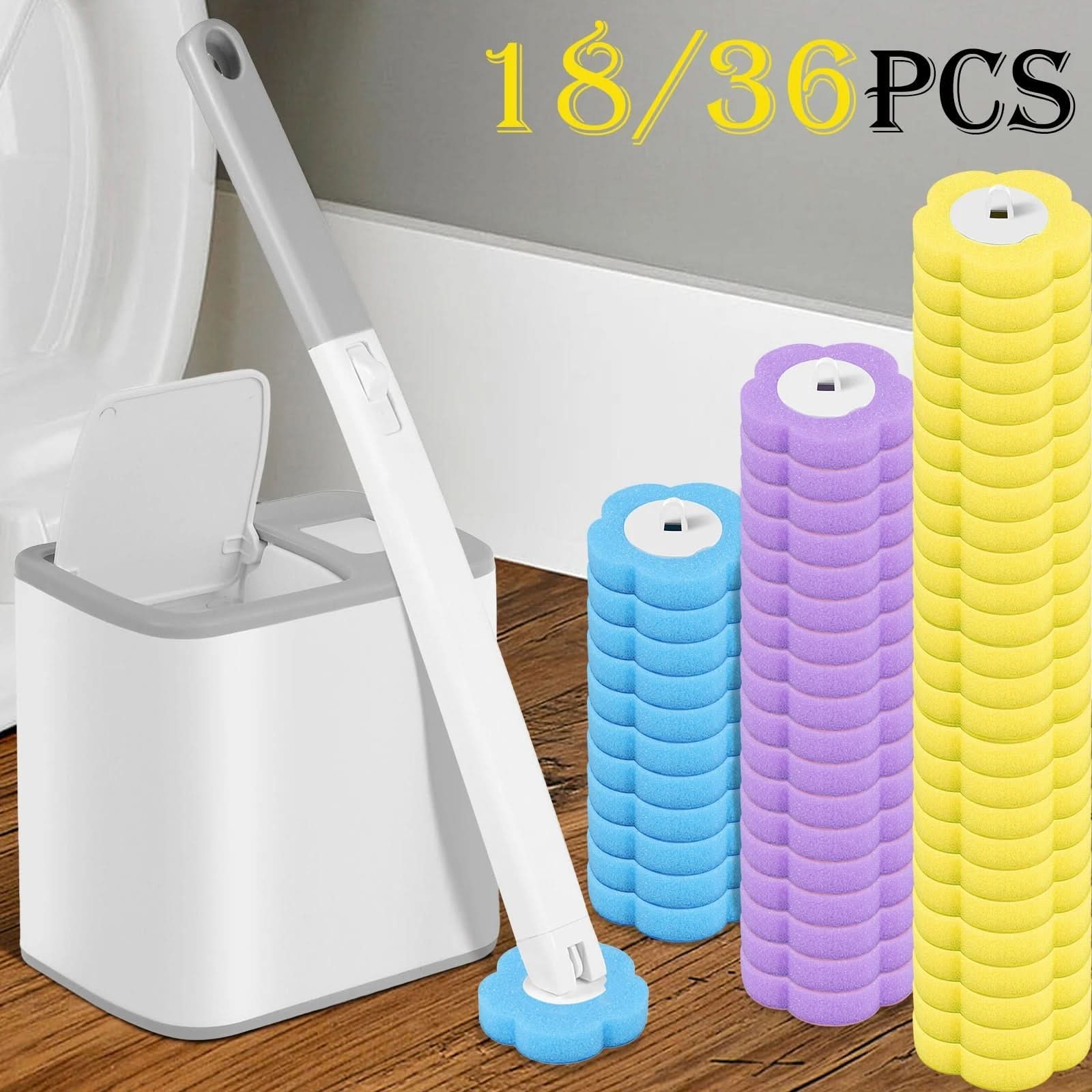 Disposable Toilet Brush Cleaning Set