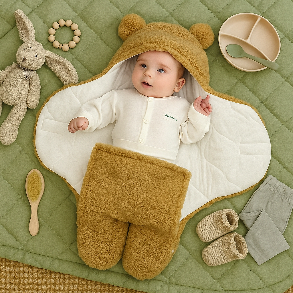 SnuggleNest™ — Wrap Your Baby in Tender Warmth for Deep, Peaceful Sleep