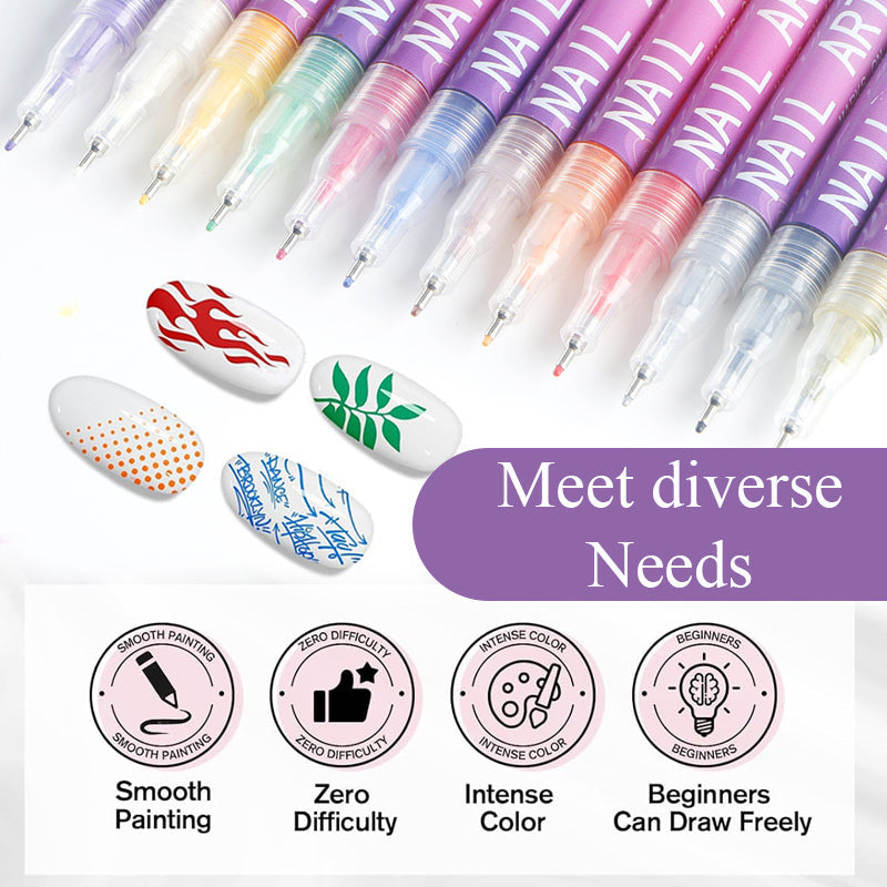 VivaTone™ Nail Pens — Unleash Your Boldest, Show-Stopping Nail Art Instantly