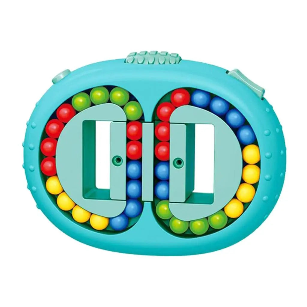 Rotating Bean Fidget Puzzle — Enhances Logic & Color Identification
