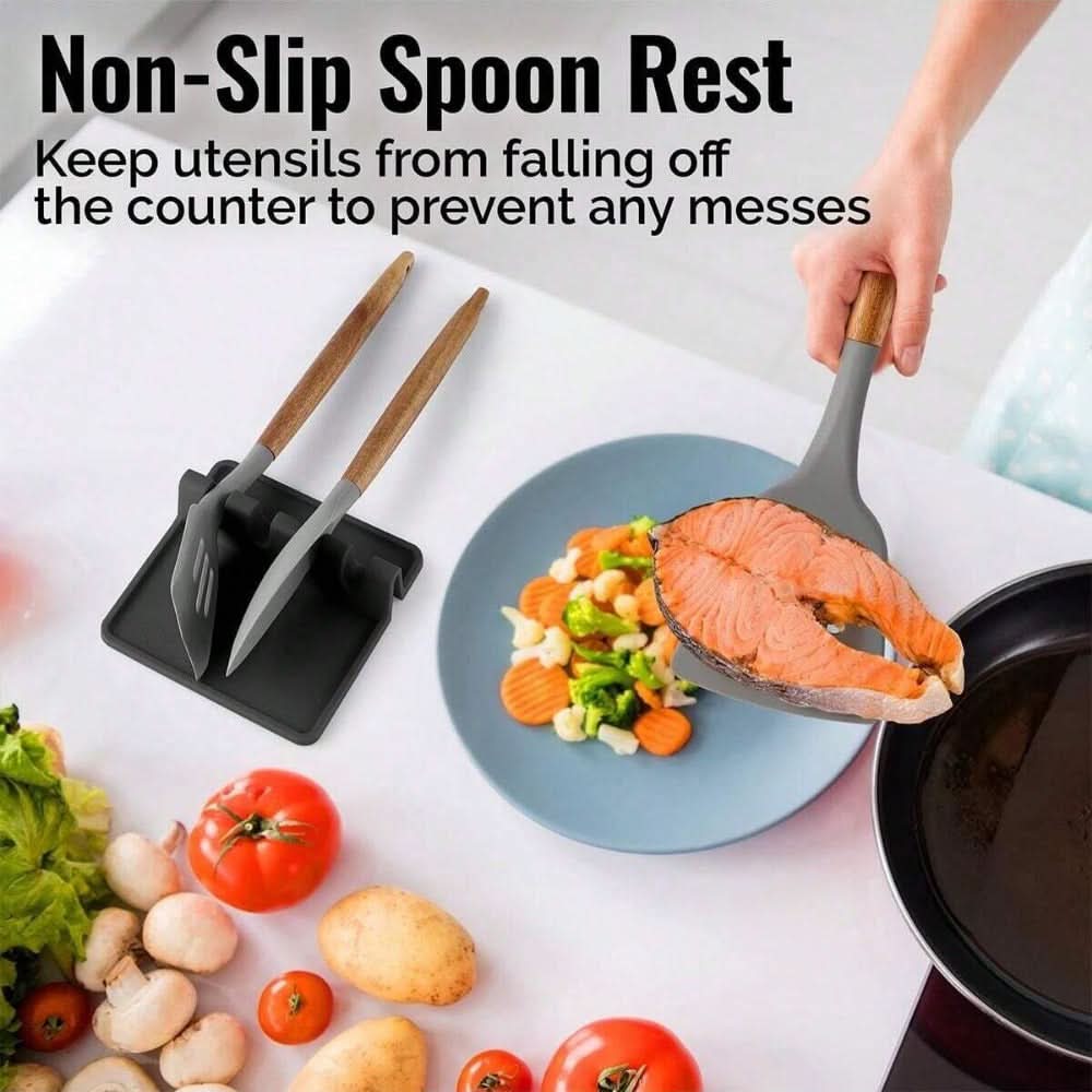 Utensil Holder Featuring Drip Tray