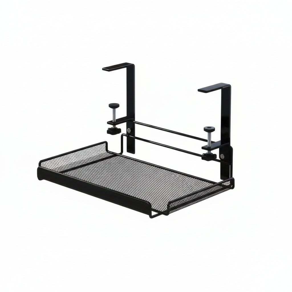 Versatile Metal Desk Organizer with Easy Installation
