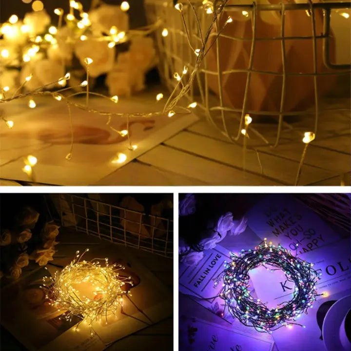 LED Holiday Tree String Lights – Vibrant & Stable Christmas Decor Illumination