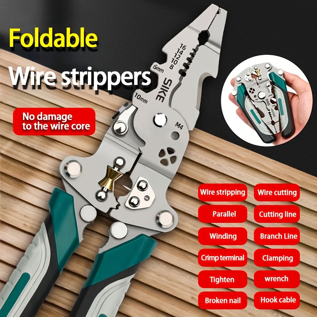 Multifunctional Wire Stripper Tool