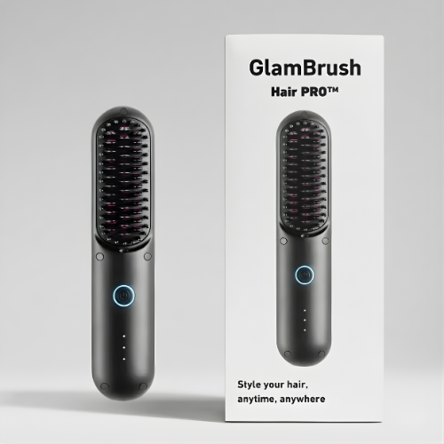 SilkSculpt™ Heat Brush — Transform Tangled, Frizzy Hair into Silky Smooth Confidence Instantly