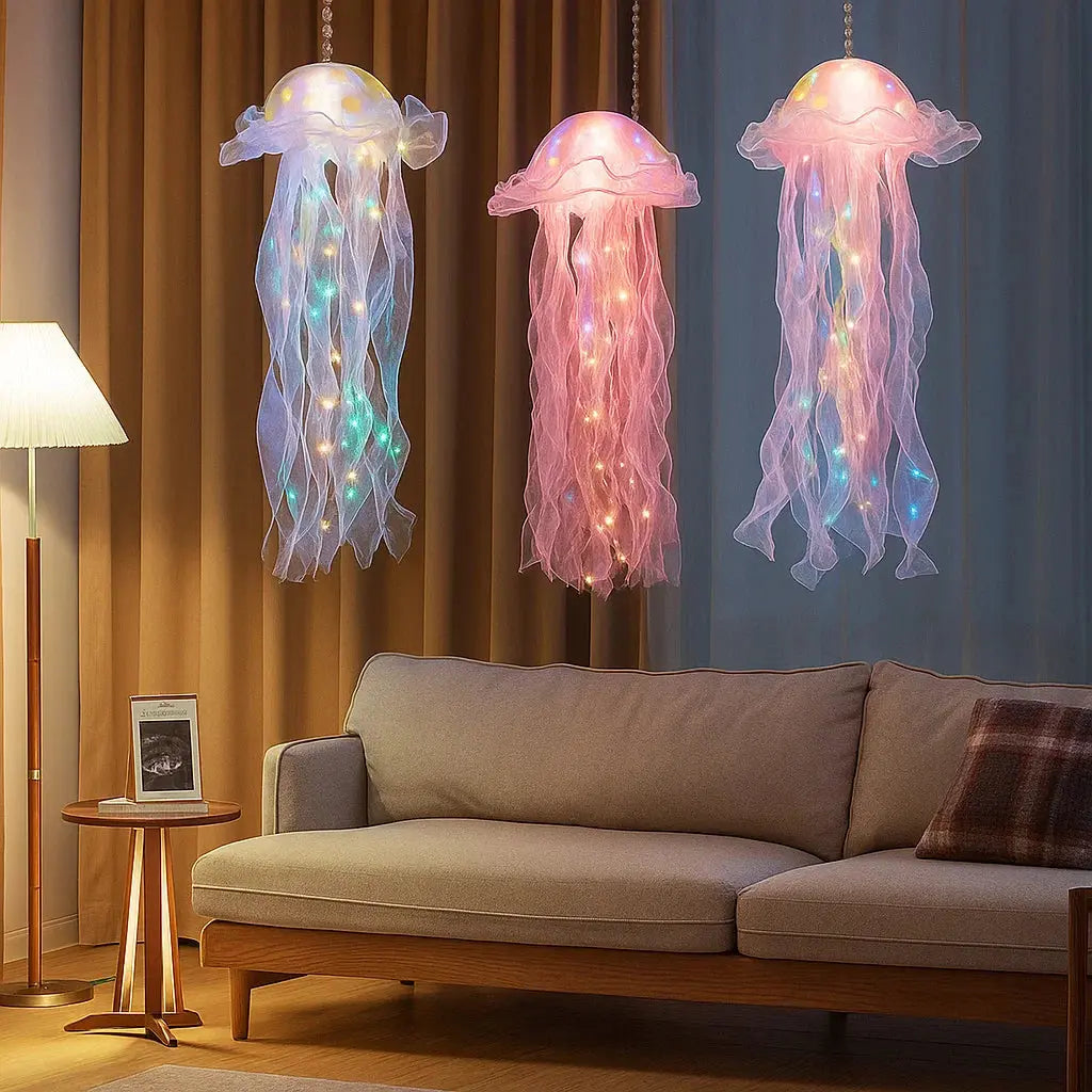 Luminescent Jellyfish Accent Lamp for Mood Lighting