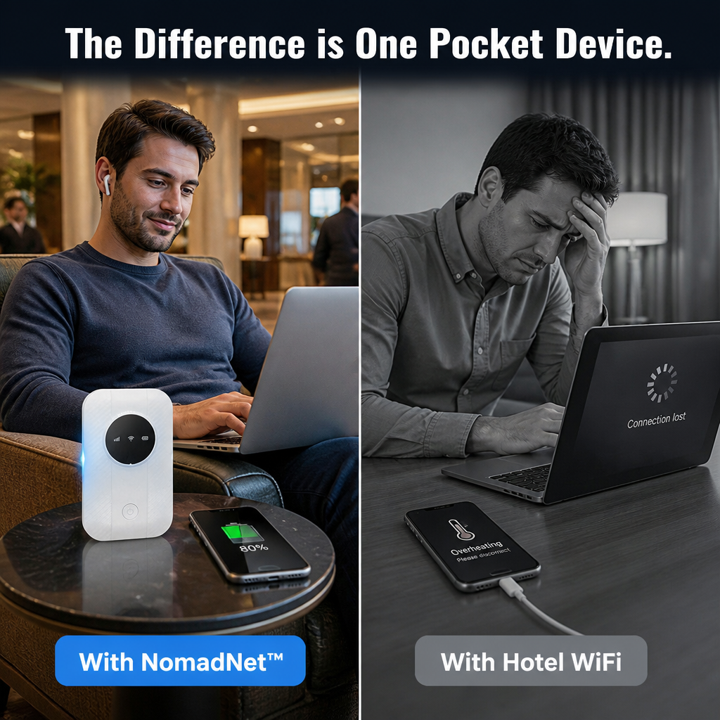 NomadNet™ — Control Your Own 300Mbps WiFi in Hotels, Cafés & Airports