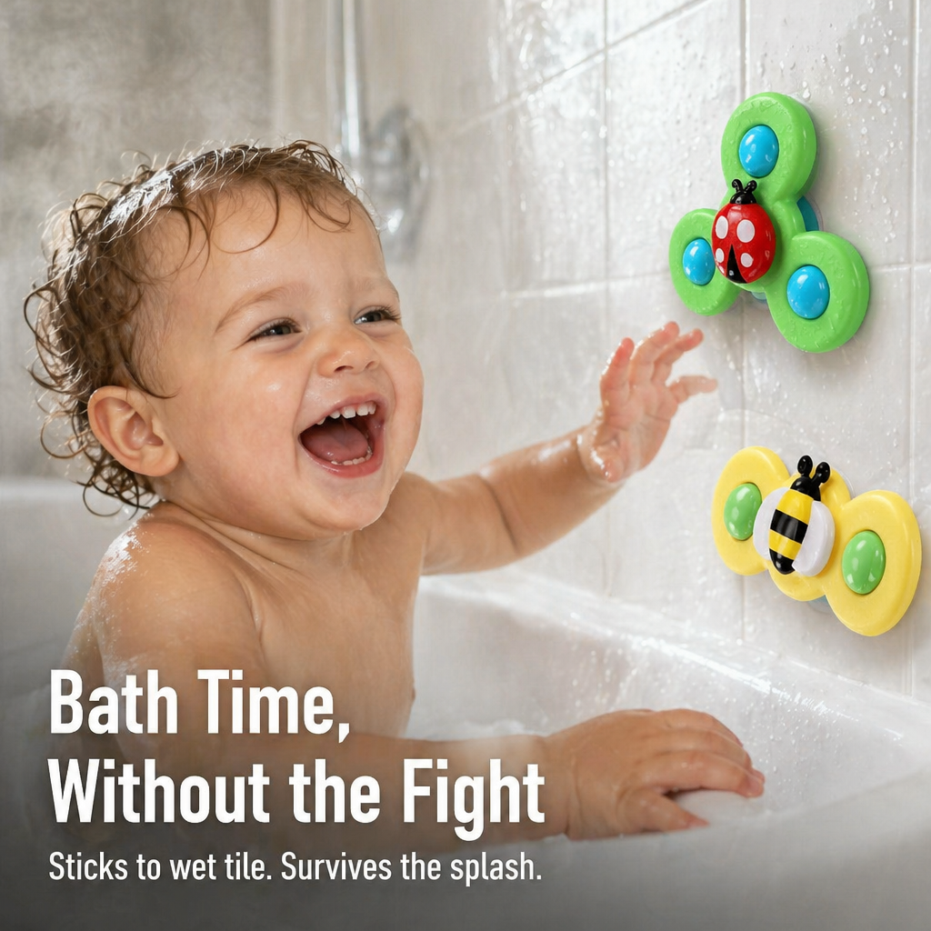 Magnetic SpinWhirl™ — Attach, Spin & Halt Toddler Tantrums Instantly