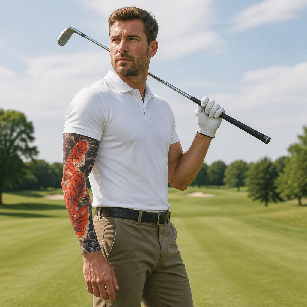 ArborSkin™ – UPF 50+ Japanese Tattoo-Print Sun Shield Arm Sleeve