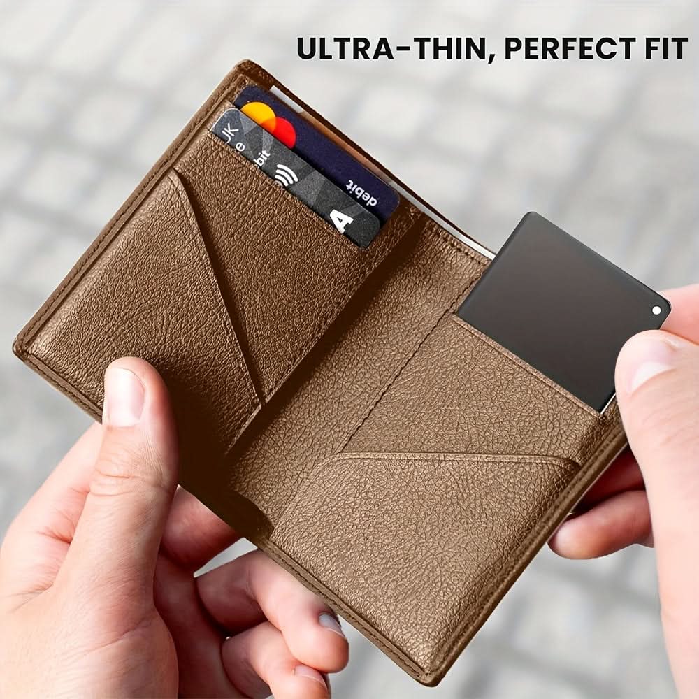 Smart Wallet Tracker Card – Slim Design for Easy Carry