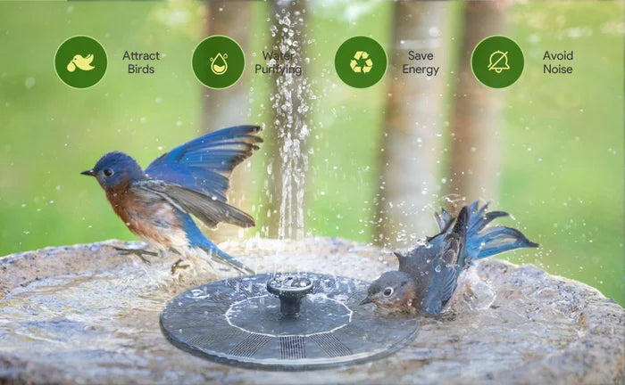 HydroLuma™ Solar Fountain — Instantly Transform Your Garden Into a Peaceful, Splash-Free Sanctuary