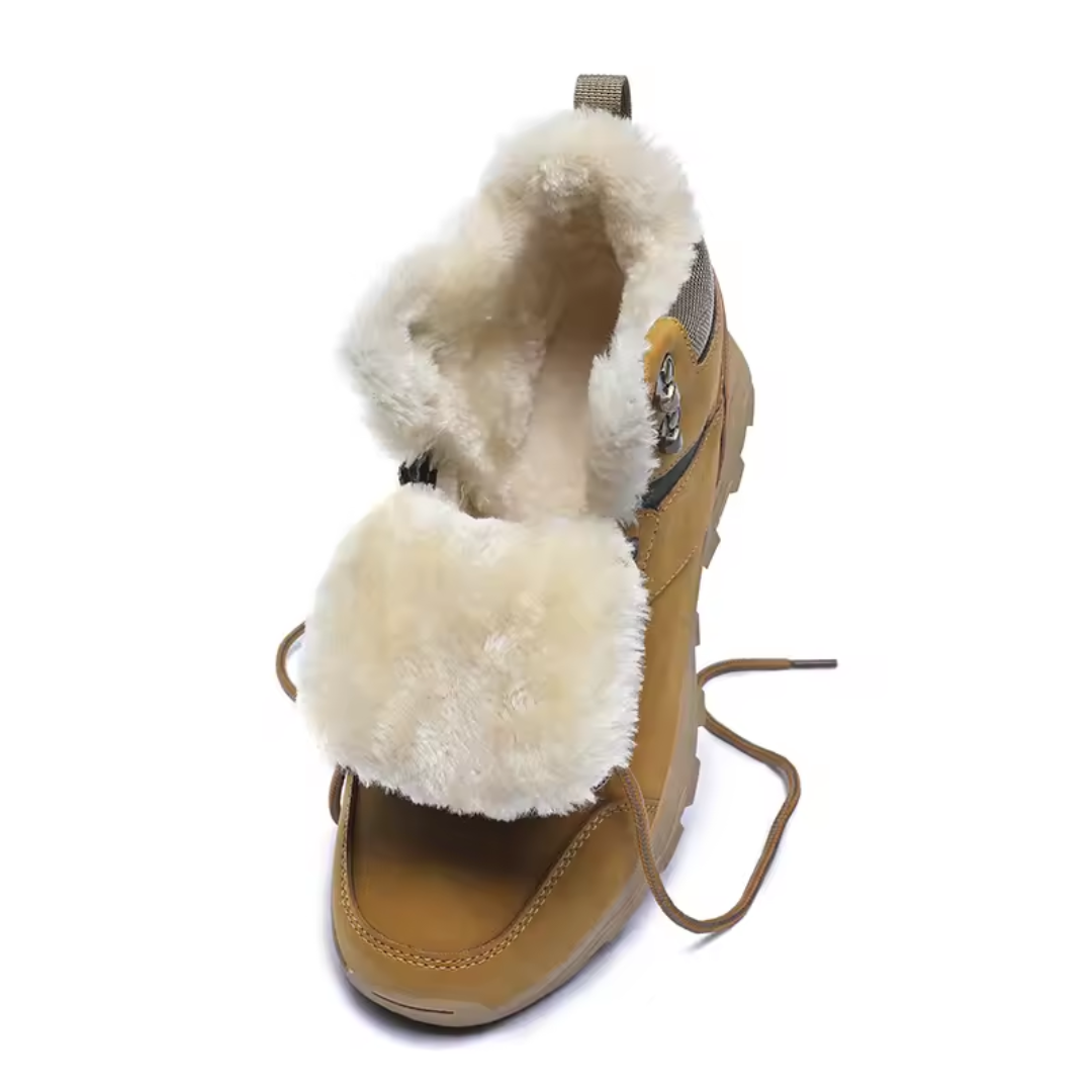 Men's Insulated Winter Trekking Boots – Waterproof & Cozy