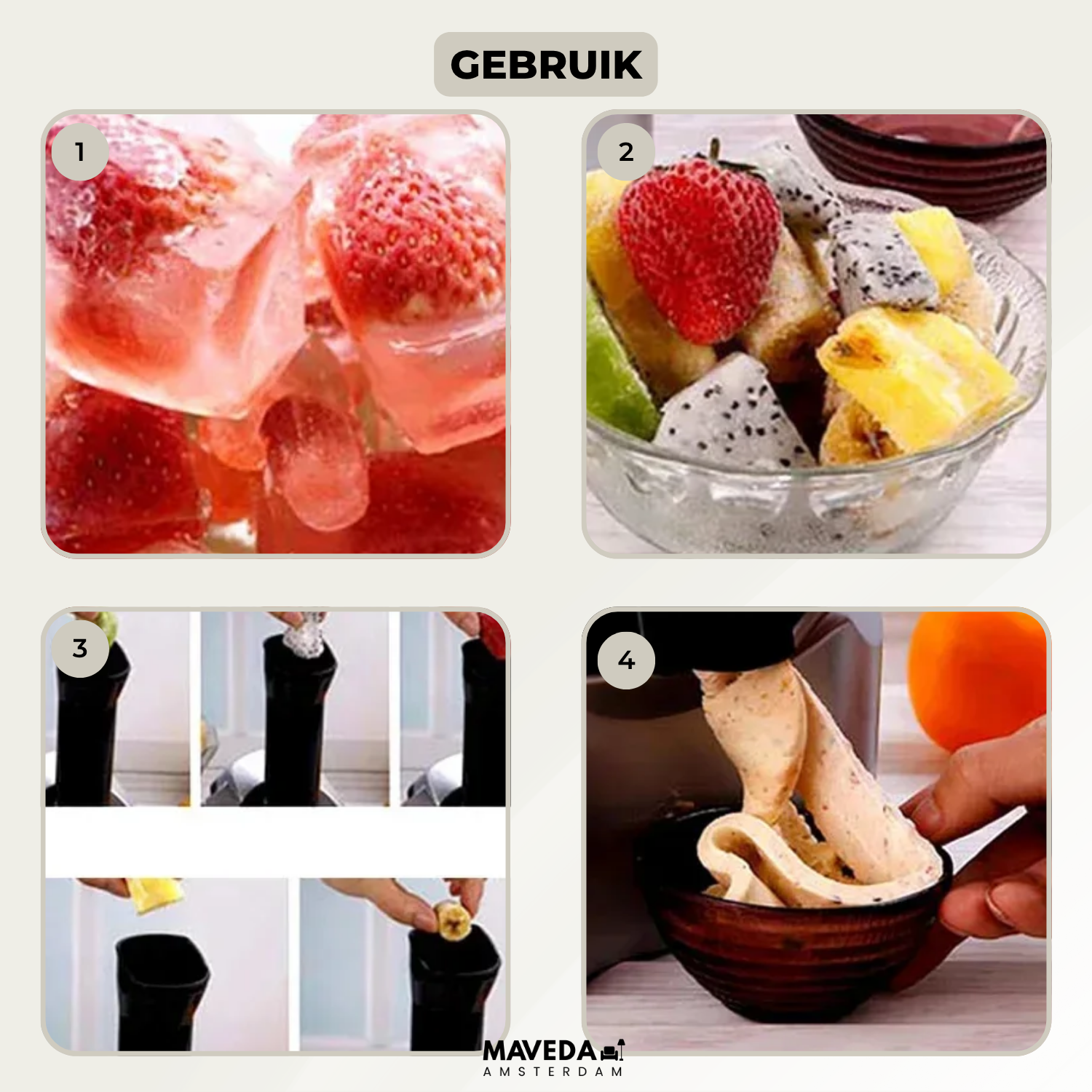 FrostSculpt™ — Turn Frozen Fruit Into Decadent, Guilt-Free Creaminess Instantly