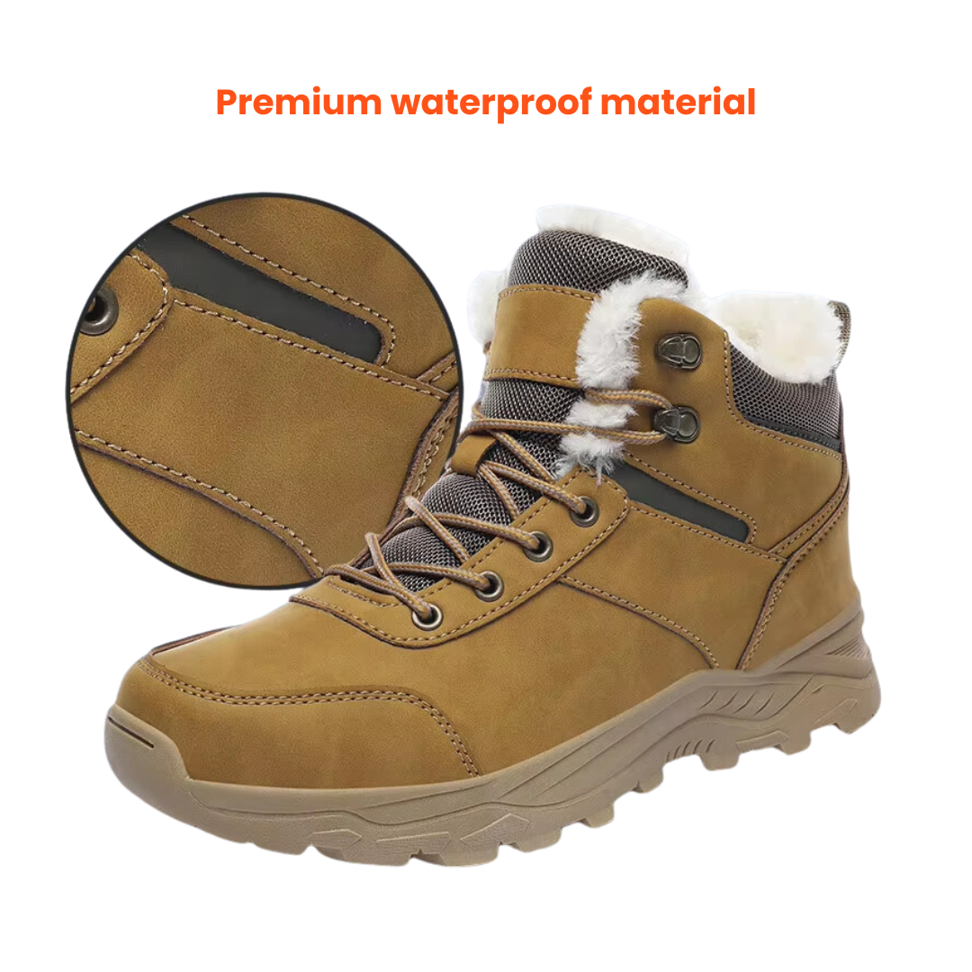 Men's Insulated Winter Trekking Boots – Waterproof & Cozy