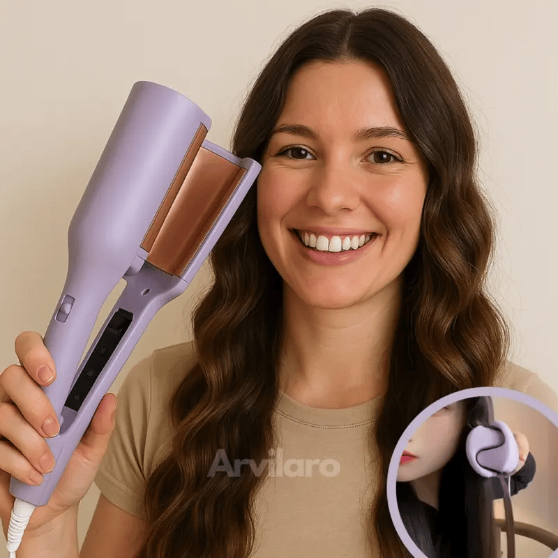 LuxeCurl™ Styler — Effortless, Flawless French Curls That Protect and Shine All Day