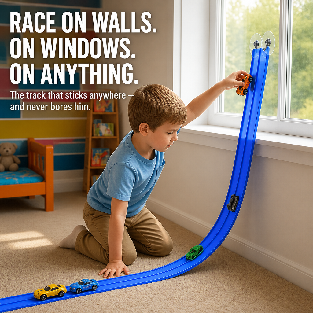 TurboTrack™ — Ignite His Imagination with Endless High-Speed Racing Adventures