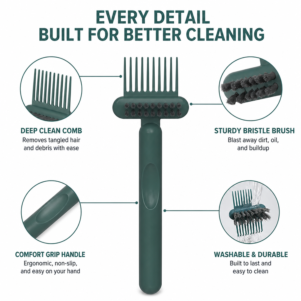 PurifiBrush™ — Restore Your Brushes, Reveal Stunning, Shine-Ready Hair Every Day
