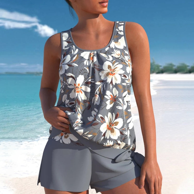 LumaWave™ Tankini Set — Own Every Beach Moment with Flawless Comfort and Stunning Curves